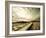 Boardwalk Winding over Sand and Brush-Jan Lakey-Framed Photographic Print