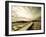 Boardwalk Winding over Sand and Brush-Jan Lakey-Framed Photographic Print