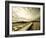 Boardwalk Winding over Sand and Brush-Jan Lakey-Framed Photographic Print