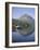 Boat and Mountains Reflected in Tranquil Water, Near Tromso, North Norway, Norway-David Lomax-Framed Photographic Print