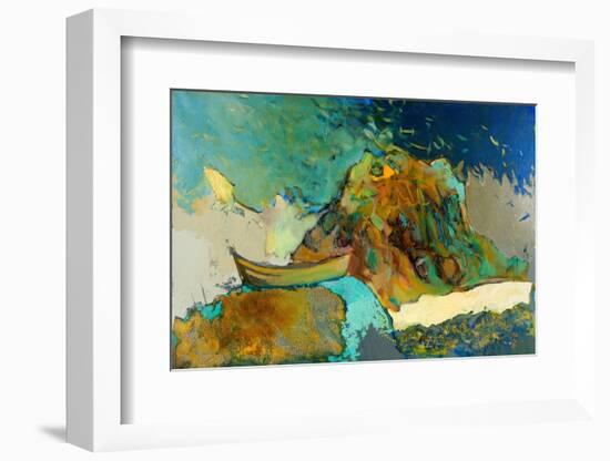 Boat and Ocean-borojoint-Framed Photographic Print