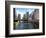 Boat and River, Chicago River, Chicago, Illinois, Usa-Alan Klehr-Framed Photographic Print