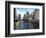 Boat and River, Chicago River, Chicago, Illinois, Usa-Alan Klehr-Framed Photographic Print