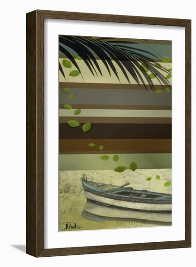 Boat and Stripes I-Patricia Pinto-Framed Art Print