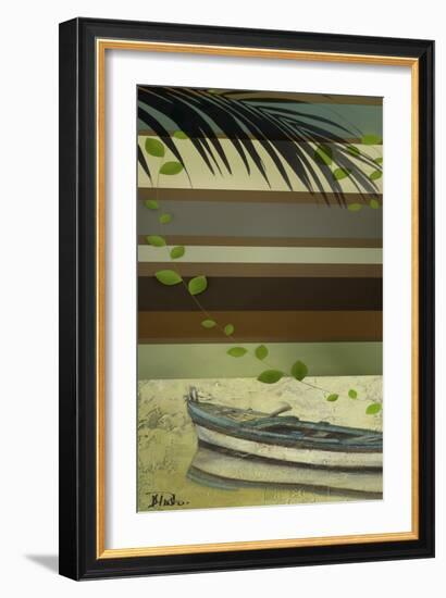 Boat and Stripes I-Patricia Pinto-Framed Art Print