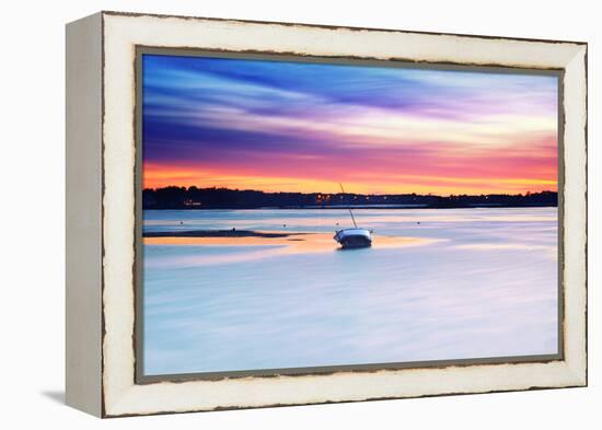 Boat Asleep-Viviane Fedieu Daniel-Framed Premier Image Canvas