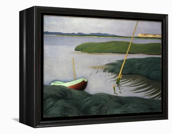 Boat at Berville, 1918-Félix Vallotton-Framed Premier Image Canvas