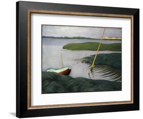 Boat at Berville, 1918-Félix Vallotton-Framed Giclee Print
