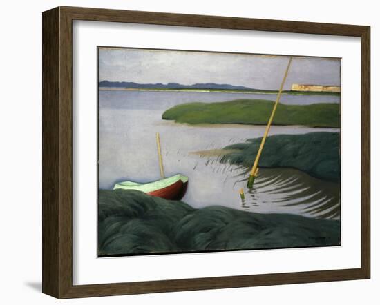 Boat at Berville, 1918-Félix Vallotton-Framed Giclee Print