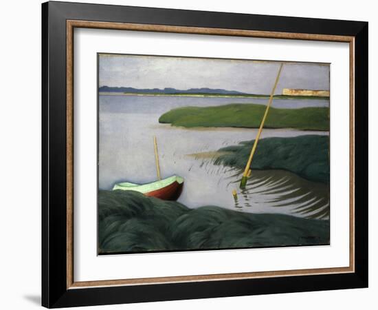 Boat at Berville, 1918-Félix Vallotton-Framed Giclee Print