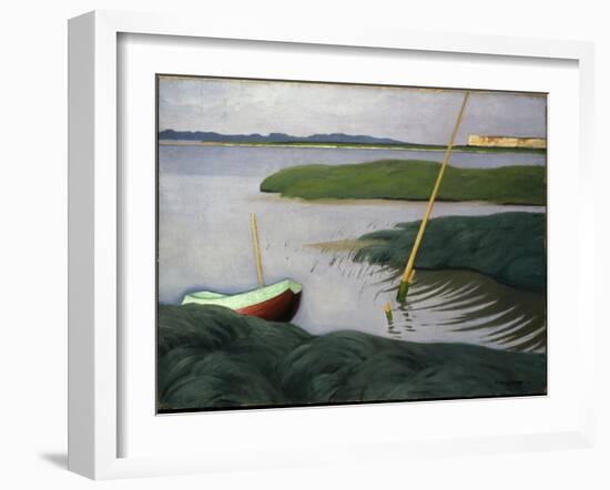 Boat at Berville, 1918-Félix Vallotton-Framed Giclee Print