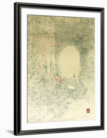 Boat at Docks-Lebadang-Framed Collectable Print