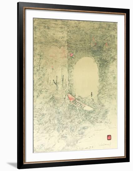 Boat at Docks-Lebadang-Framed Collectable Print