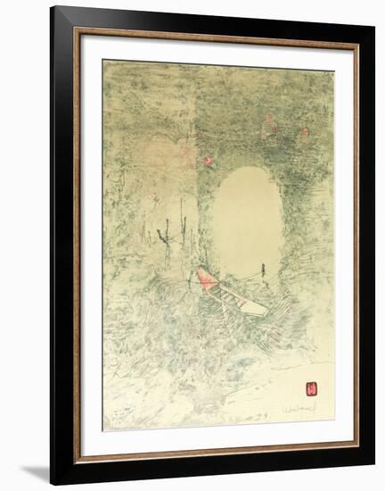 Boat at Docks-Lebadang-Framed Collectable Print