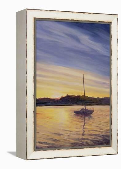 Boat at Rest, 2002-Antonia Myatt-Framed Premier Image Canvas