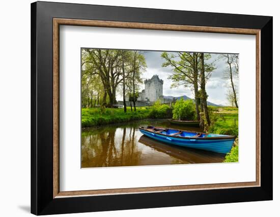 Boat at Ross Castle in Co. Kerry, Ireland-Patryk Kosmider-Framed Photographic Print