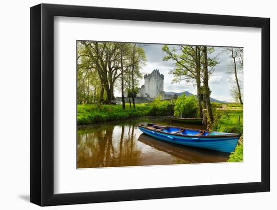 Boat at Ross Castle in Co. Kerry, Ireland-Patryk Kosmider-Framed Photographic Print