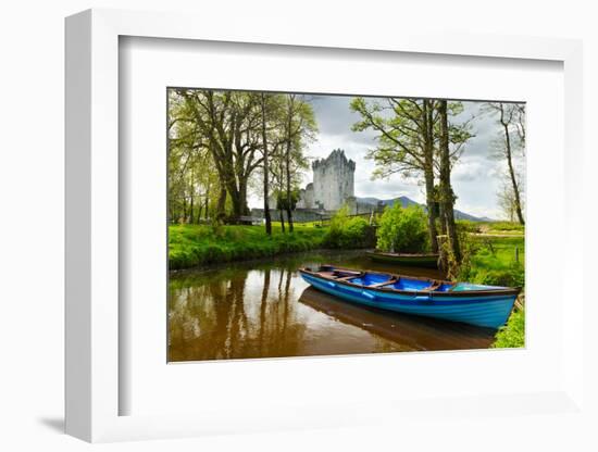 Boat at Ross Castle in Co. Kerry, Ireland-Patryk Kosmider-Framed Photographic Print