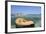 Boat at the Beach, Palau, Sardinia, Italy, Mediterranean, Europe-Markus Lange-Framed Photographic Print