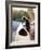 Boat Builder Working on a Stich and Glue Kayak, Washington State, USA-Aaron McCoy-Framed Photographic Print