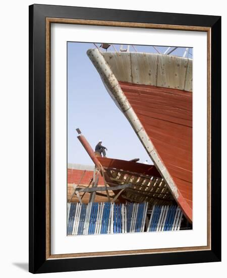 Boat Building, Essaouira, Morocco, North Africa, Africa-Ethel Davies-Framed Photographic Print