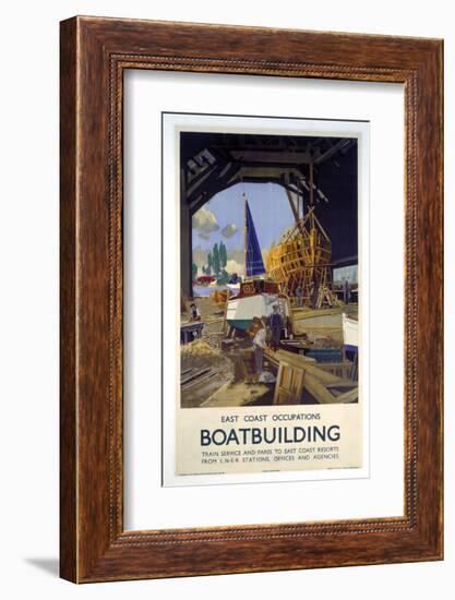 Boat Building-null-Framed Art Print