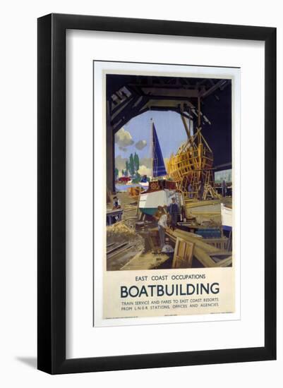 Boat Building-null-Framed Art Print