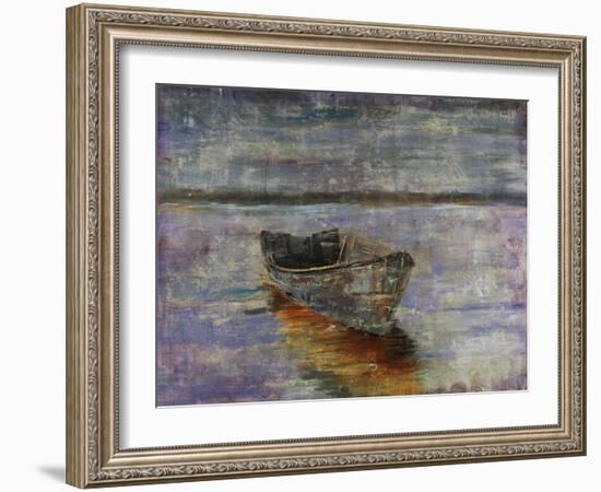 Boat by the Waters Edge-Alexys Henry-Framed Giclee Print