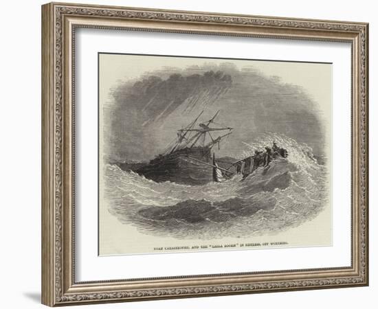 Boat Catastrophe, and the Lalla Rookh in Distress, Off Worthing-null-Framed Giclee Print