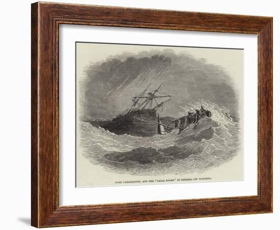 Boat Catastrophe, and the Lalla Rookh in Distress, Off Worthing-null-Framed Giclee Print