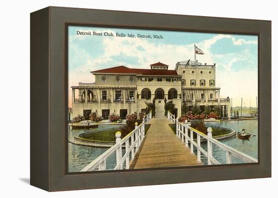 Boat Club, Belle Isle, Detroit, Michigan-null-Framed Stretched Canvas