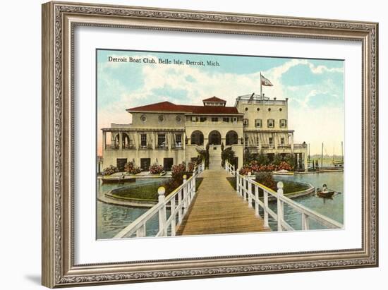 Boat Club, Belle Isle, Detroit, Michigan-null-Framed Premium Giclee Print