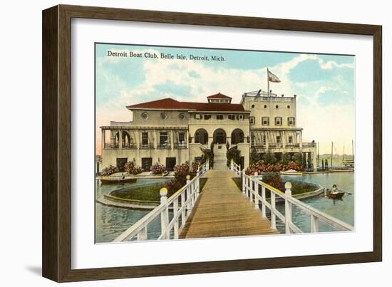 Boat Club, Belle Isle, Detroit, Michigan-null-Framed Premium Giclee Print