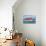Boat Collage-Holli Conger-Mounted Giclee Print displayed on a wall
