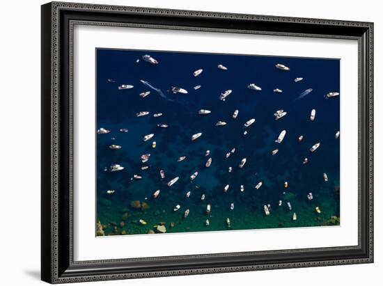 Boat Conference - Amalfi Coast-Verne Varona-Framed Premium Giclee Print