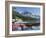 Boat Dock and Canoes for Rent on Emerald Lake, Yoho National Park,British Columbia-Howard Newcomb-Framed Photographic Print