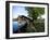 Boat Garage in the Schwaigfurt Pond Bad Schussenried, Baden-WŸrttemberg, Germany-Markus Leser-Framed Photographic Print