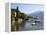 Boat Harbour and Lake Como, Bellagio, Lombardy, Italian Lakes, Italy, Europe-Frank Fell-Framed Premier Image Canvas