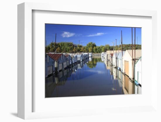 Boat Houses-X51hz-Framed Photographic Print