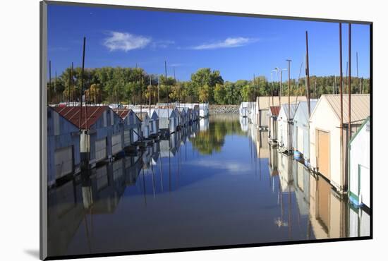 Boat Houses-X51hz-Mounted Photographic Print