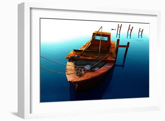 Boat III-Ynon Mabat-Framed Photographic Print