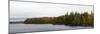 Boat in Canoe Lake, Algonquin Provincial Park, Ontario, Canada-null-Mounted Photographic Print