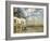 Boat In The Flood-Alfred Sisley-Framed Giclee Print