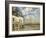 Boat In The Flood-Alfred Sisley-Framed Giclee Print