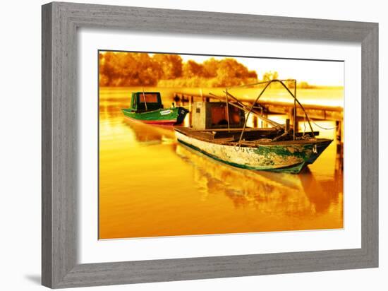 Boat IV-Ynon Mabat-Framed Photographic Print