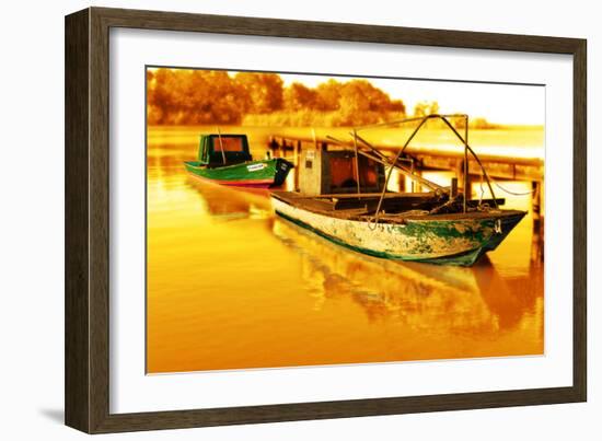 Boat IV-Ynon Mabat-Framed Photographic Print