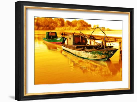 Boat IV-Ynon Mabat-Framed Photographic Print