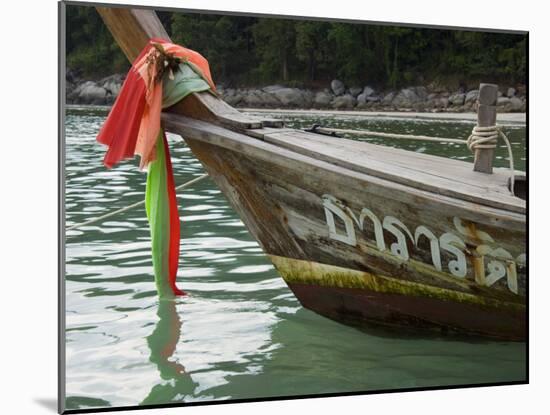 Boat, Kota Beach, Phuket, Thailand, Southeast Asia-Tondini Nico-Mounted Photographic Print