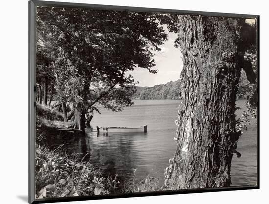 Boat Landing on the Banks of the Hudson River-Margaret Bourke-White-Mounted Photographic Print