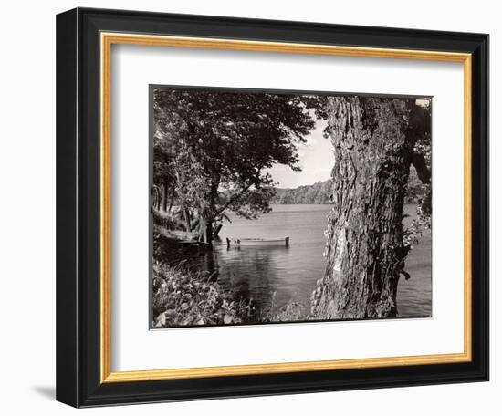 Boat Landing on the Banks of the Hudson River-Margaret Bourke-White-Framed Photographic Print